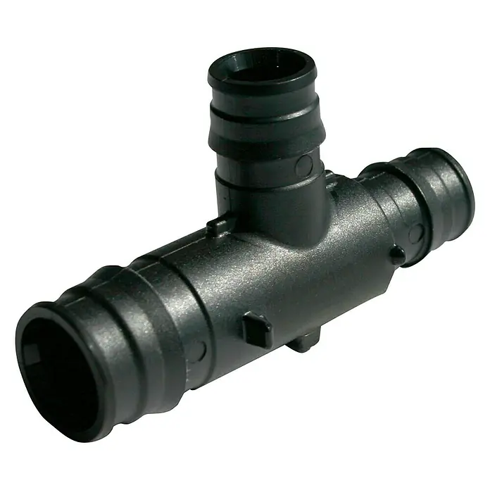 Isoltubex Pieza en T reductora expansión - 20 × 16 × 20 mm, Polifenilsulfona (PPSU) - Vista angular