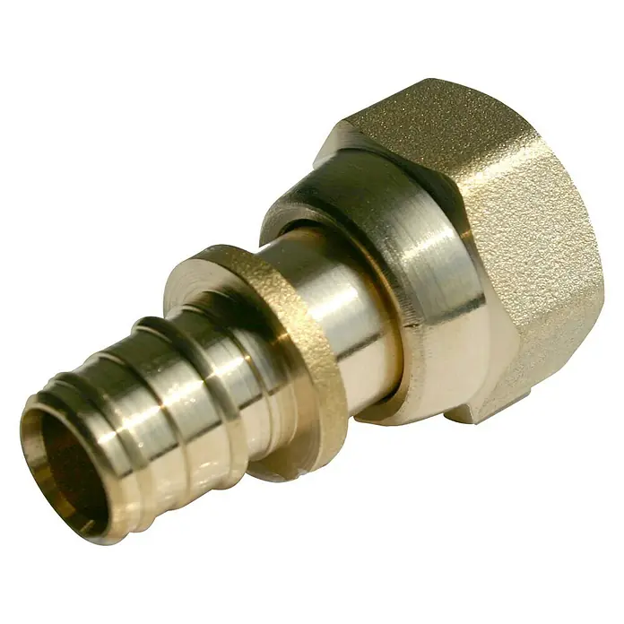 Isoltubex Racor móvil expansión - 20 mm, ¾″, 1 ud., Latón - Vista angular