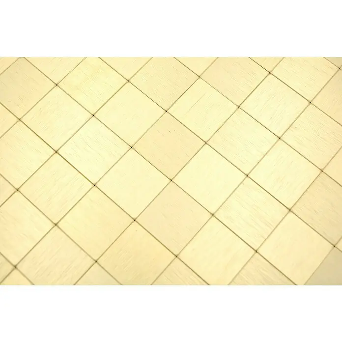 Selbstklebemosaik SAM 4GO25 - 30,5 x 30,5 cm, Aluminium, Gold - Detailaufnahme
