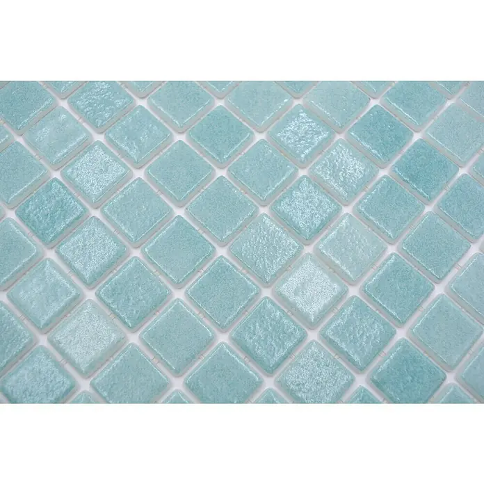 Mosaikfliese Eco Niebla VP503PAT - 31,6 x 31,6 cm, Grün, Matt - Detailaufnahme