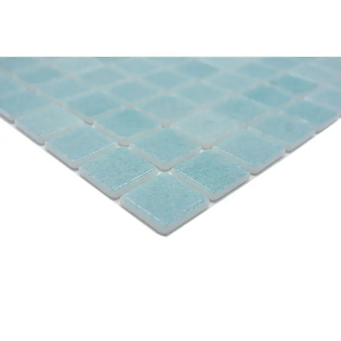 Mosaikfliese Eco Niebla VP503PAT - 31,6 x 31,6 cm, Grün, Matt - Detailaufnahme