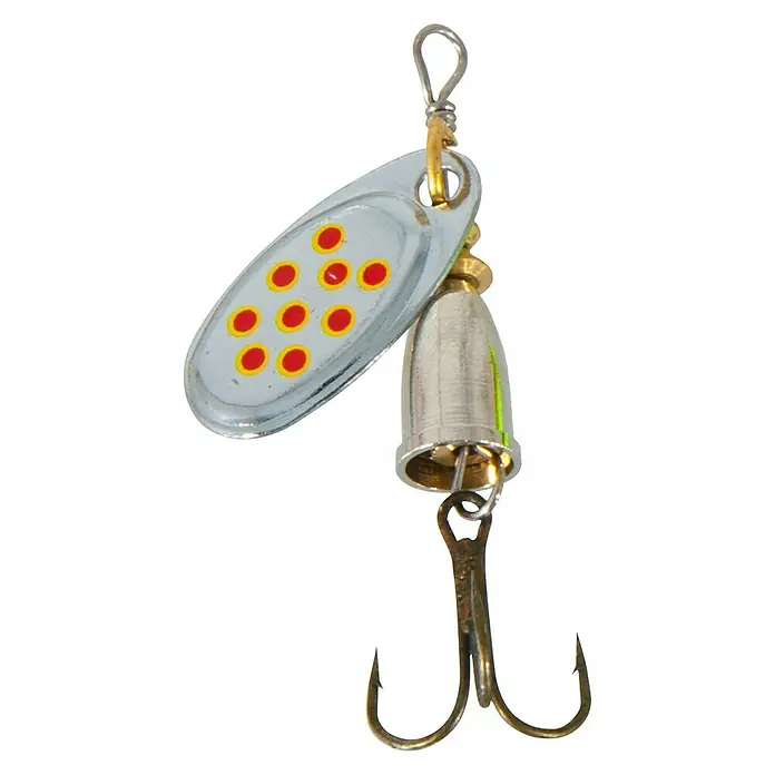 Westline Spinnerbait - Silber, Größe Haken: 4, Anti-Drall-Edelstahlachse, 9 g - Vorderansicht