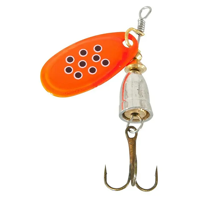 Westline Spinnerbait - Rood, Zilver, Haakgrootte: 3/0, Anti-twist roestvrij stalen as, 7 g - Vooraanzicht