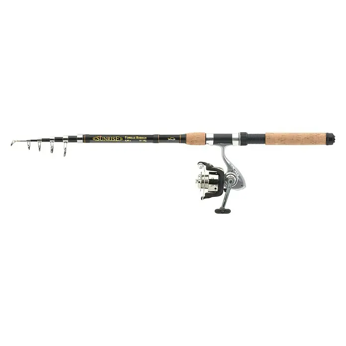 Westline Sunrise II Angel-Set - Länge Rute: 2,4 m, Wurfgewicht: 10 - 50 g, Barsch - Linke Seitenansicht