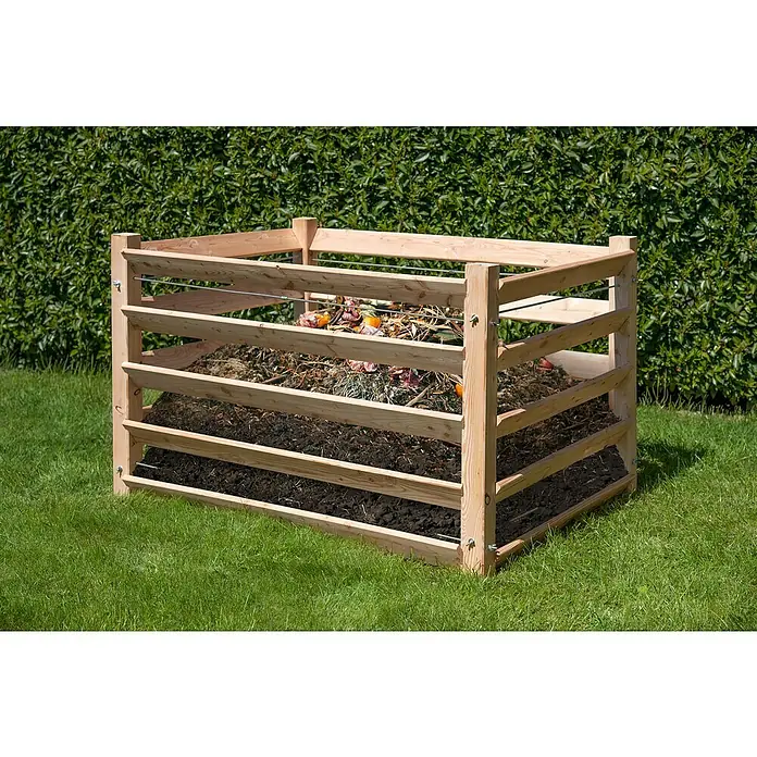 Westmann Komposter - L x B x H: 130 x 100 x 80 cm, 1.040 l, Holz - Stimmungsaufnahme