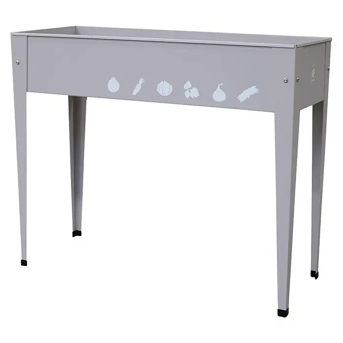 Hochbeet Urban - 100 x 40 x 84 cm, Stahl - Diagonale Ansicht