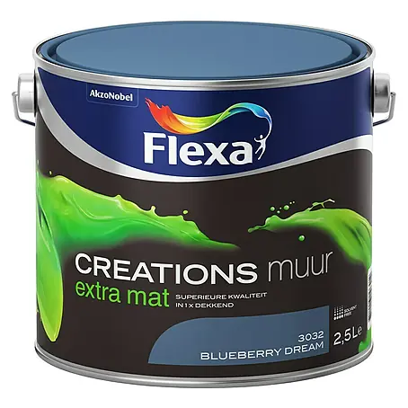 Flexa Creations Muurverf Extra Mat Blueberry Dream