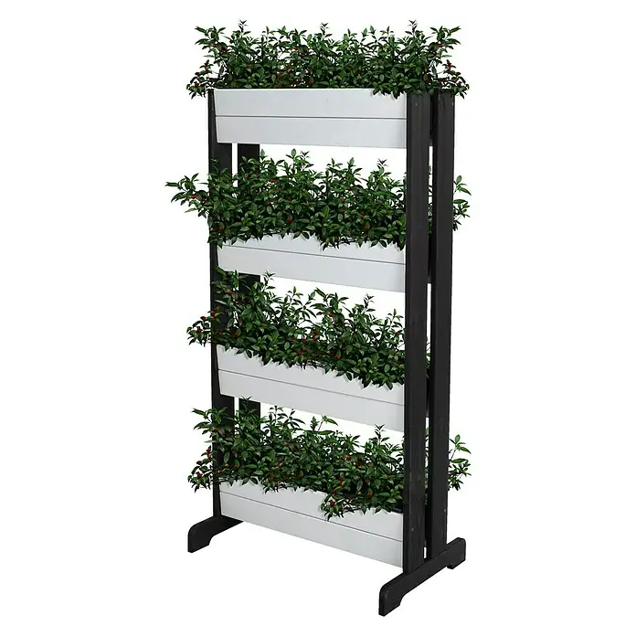 Westmann Hochbeet Patkar - 64 x 40 x 125 cm, Holz - Diagonale Ansicht