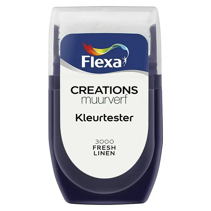 Flexa Creations Kleurtester - Fresh Linen, 30 ml - Vooraanzicht