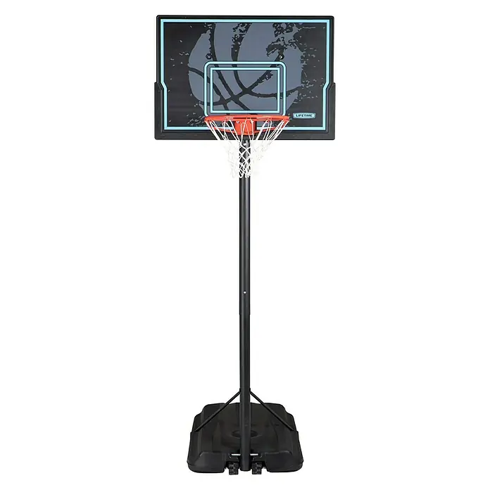 Lifetime Basketballkorb Texas - 76 x 112 x 304 cm - Vorderansicht