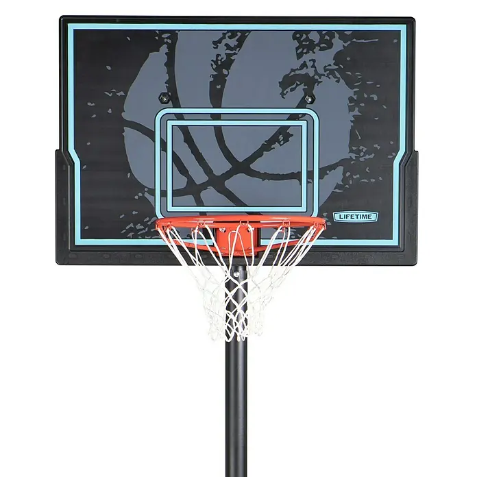 Lifetime Basketballkorb Texas - 76 x 112 x 304 cm - Vorderansicht
