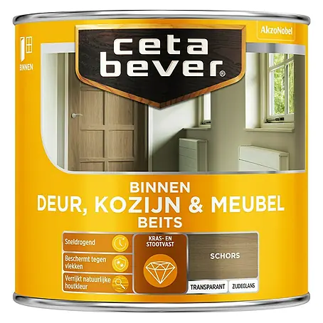 Cetabever  Beits voor kozijnen en deuren Transparant AC 0111 Schors