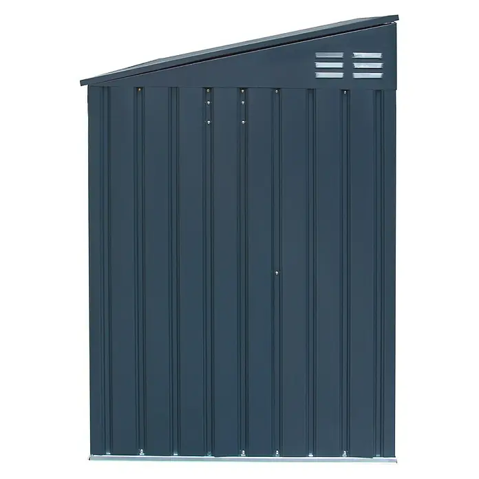 Mülltonnenbox - 100 x 235 x 131 cm, Wandstärke: 0,3 mm, Anthrazit - Rechte Seitenansicht