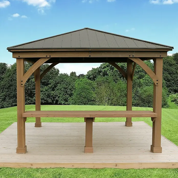 Westmann Ablage - Passend für: Westmann Pavillon Devon 12x12, Holz - Stimmungsaufnahme