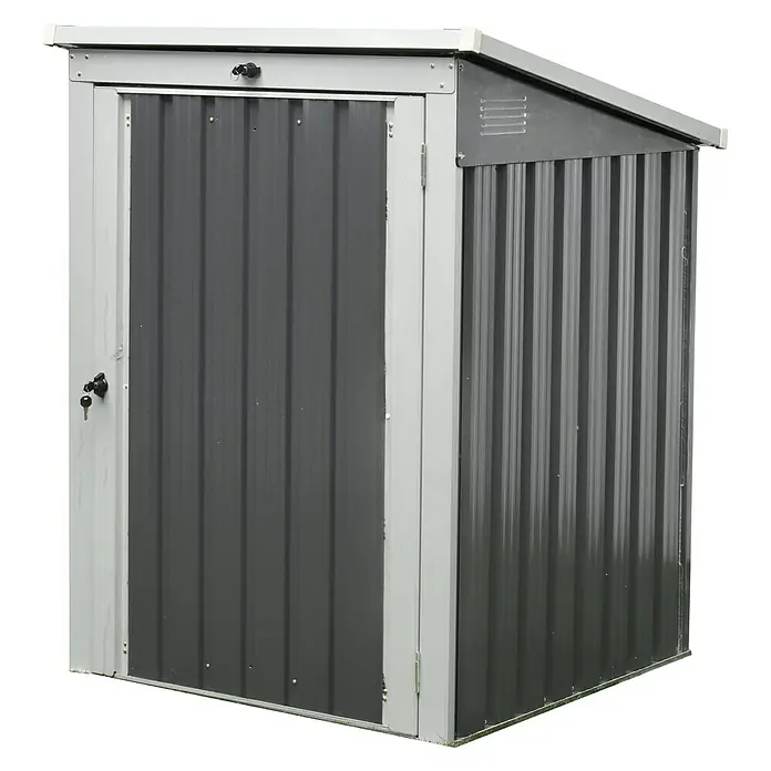 Mülltonnenbox - Geeignet für: 1 Mülltonne, 101 x 104 x 134 cm - Diagonale Ansicht