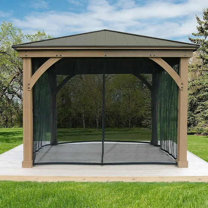 Westmann Moskitonetz - Passend für: Westmann Pavillon Devon 12x12 - Stimmungsaufnahme