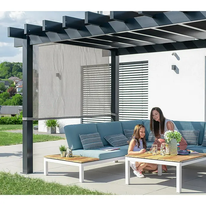 Sojag Pergola 10x16 - L x T: 495 x 295 cm, Textil - Anwendungsbeispiel