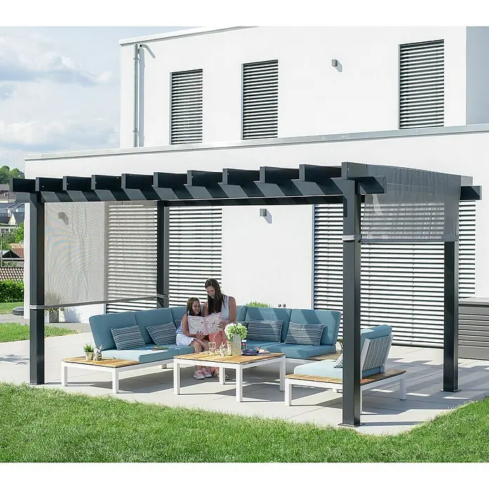 Sojag Pergola 10x16 - L x T: 495 x 295 cm, Textil - Anwendungsbeispiel