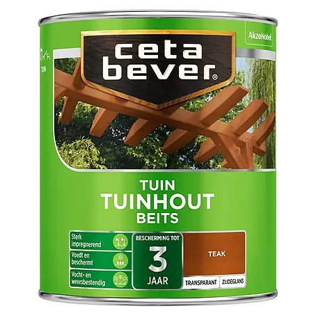 Cetabever  Houtbeits Transparant Teak