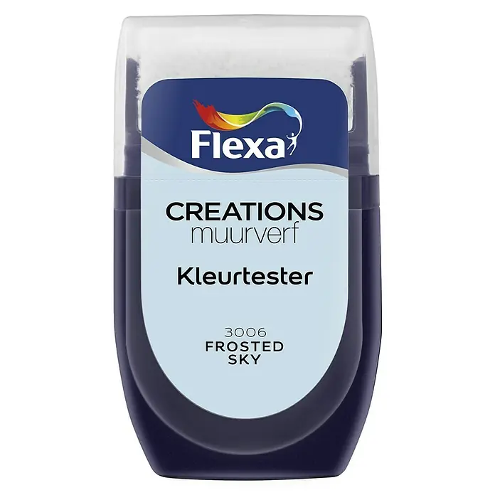 Flexa Creations Kleurtester - Frosted Sky, 30 ml - Vooraanzicht