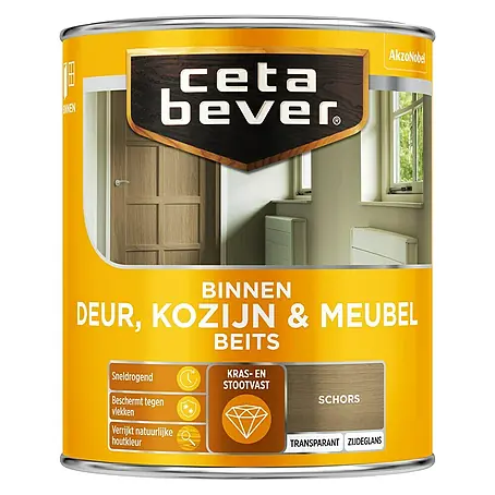 Cetabever  Beits voor kozijnen en deuren Transparant AC 0111 Schors