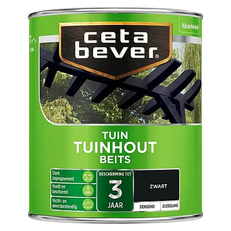 Cetabever  Houtbeits Zwart
