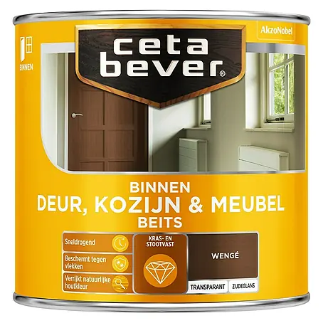 Cetabever  Beits voor kozijnen en deuren Transparant AC 0118 Wengé