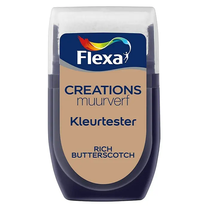 Flexa Creations Kleurtester - Rich Butterscotch, 30 ml - Vooraanzicht