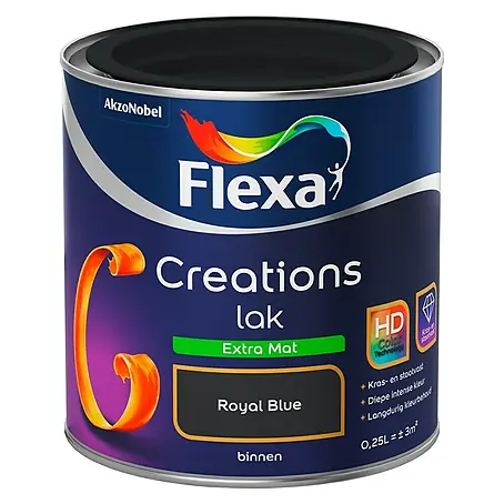 Flexa Creations Lak Extra Mat Royal Blue