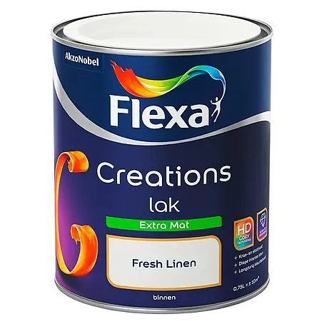 Flexa Creations Witte lak Extra Mat Fresh Linen