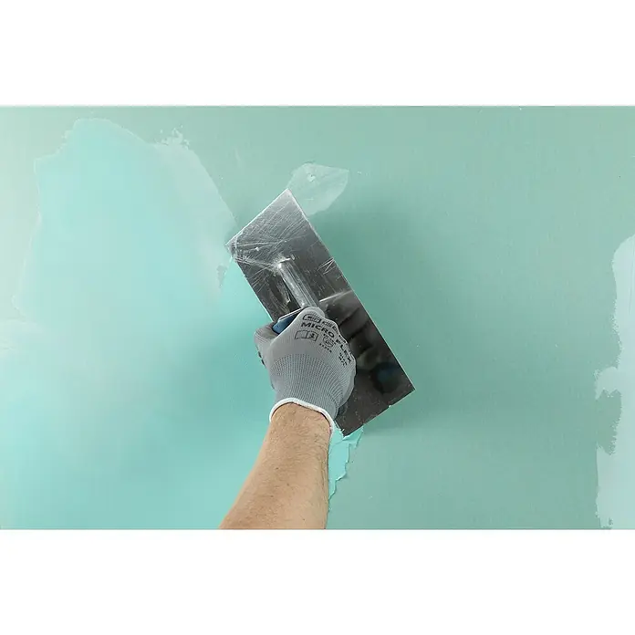 Knauf Fugenspachtel Uniflott Finish imprägniert - 6 kg, Gebrauchsfertig - Anwendungsbeispiel