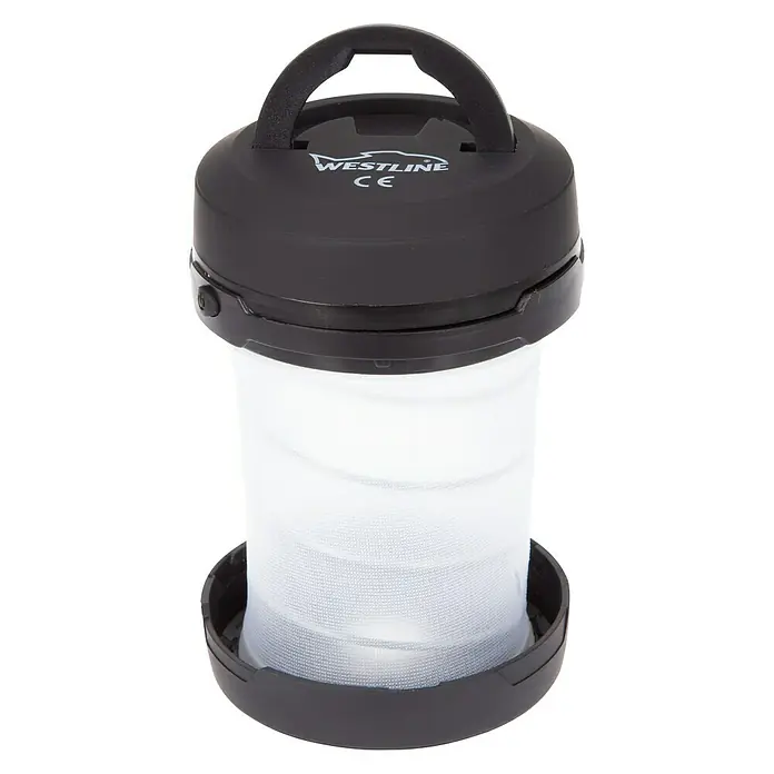 Westline Campinglamp - l x b x h: 17,5 x 9,5 x 7,5 cm, Brandtijd: 3 u - Vooraanzicht