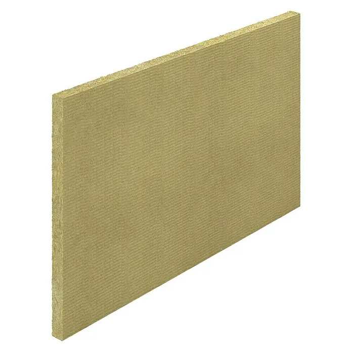 Rockwool Steenwol binnenmuurisolatieplaat - 100 x 60 x 10 cm - Diagonaal zicht