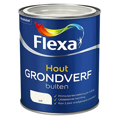 Flexa  Grondverf Voor Buiten Wit