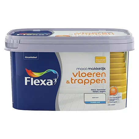 Flexa Mooi Makkelijk Kleurlak Vloeren & Trappen Mooi Wit