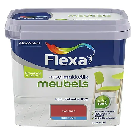 Flexa Mooi Makkelijk Kleurlak Meubels Mooi Rood