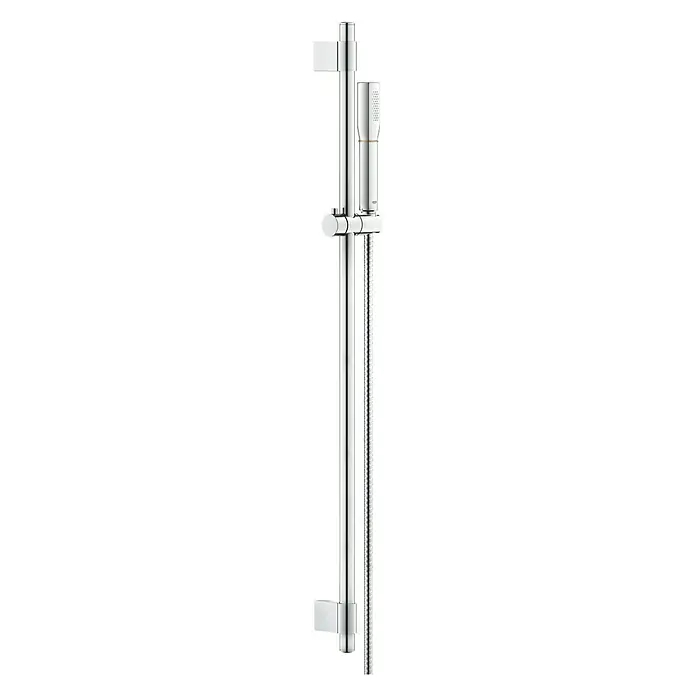 Grohe Grandera Brausegarnitur - Lochabstand: 60 cm - 90 cm, Art Strahl: Rain, Chrom/Gold - Diagonale Ansicht
