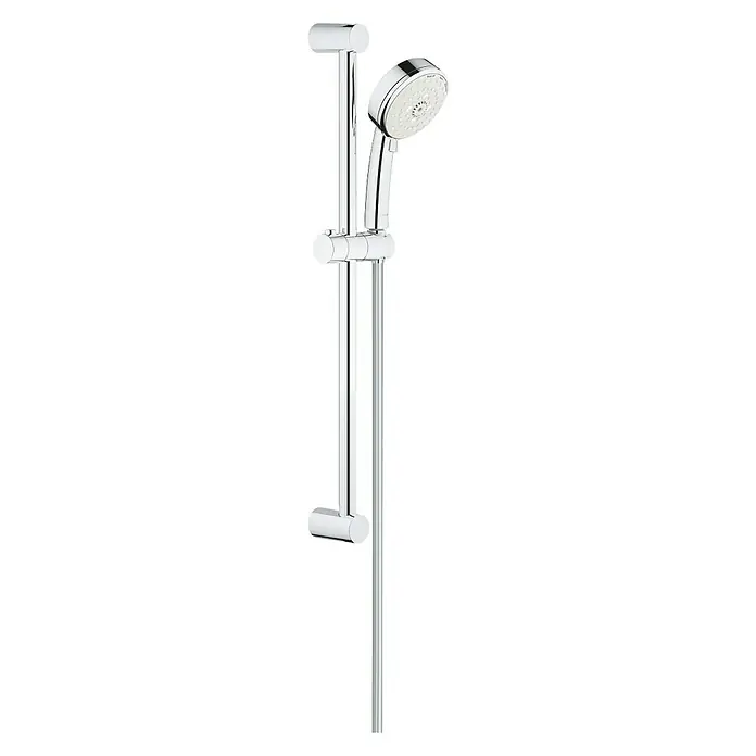 Grohe Tempesta Cosmopolitan Brausegarnitur 100 Typ 3 - Lochabstand: 62 cm, Art Strahl: Rain, Rain O², Massagestrahl, Chrom - Diagonale Ansicht