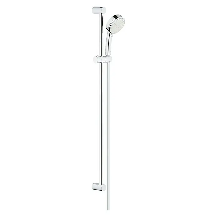 Grohe Tempesta Cosmopolitan Brausegarnitur 100 Typ 2 - Lochabstand: 92 cm, Art Strahl: Jetstrahl, Rain, Chrom, Anzahl Strahlarten: 2 Stk. - Diagonale Ansicht
