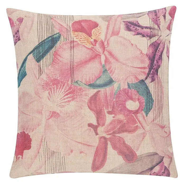 Flower Kussen Orchid - Afmeting: 45 x 45 cm - Vooraanzicht