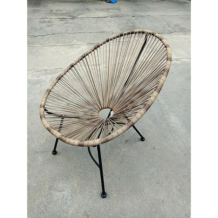 Sunfun Sillón de jardín Fidji - Marrón/Cappuccino - Foto ambiente