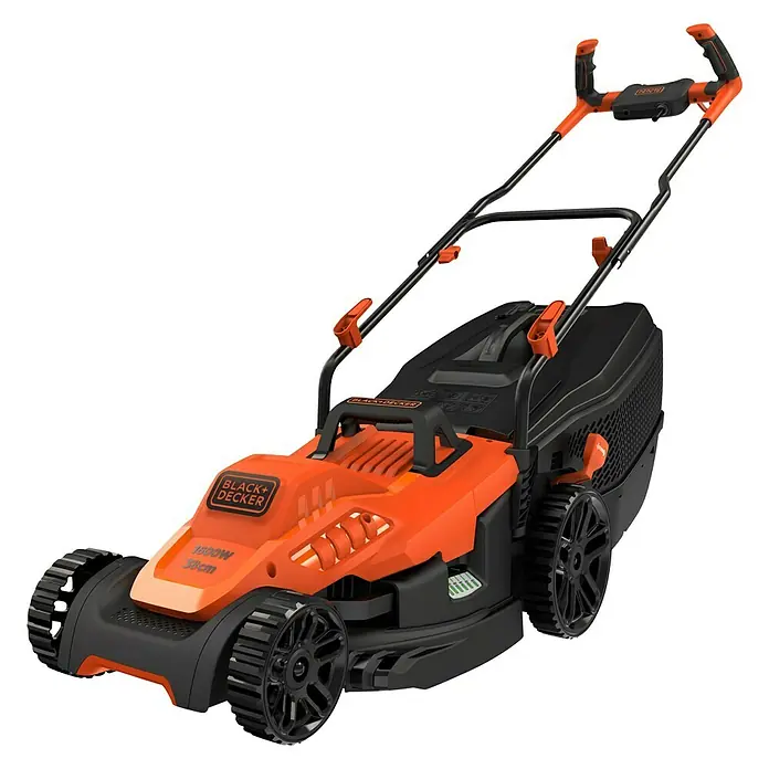 Black+Decker Cortacésped eléctrico BEMW471BH-QS - 1.600 W, Ancho de corte: 0 cm - 38 cm - Vista angular