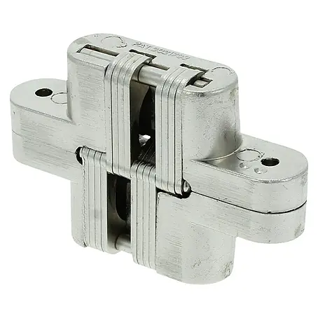 Starx  Scharnier inboor, onzichtbaar, vernikkeld 25 x 117 mm