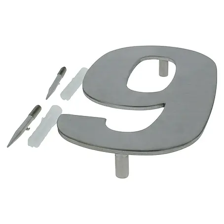 Starx  Huisnummer RVS 9