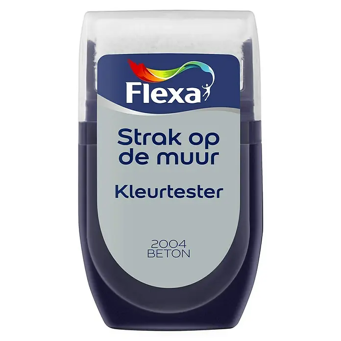 Flexa Strak op de Muur Kleurtester - Beton, 30 ml, Mat - Vooraanzicht