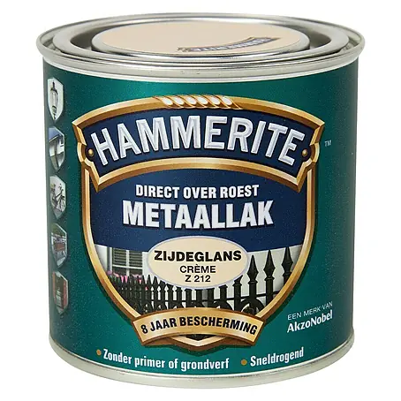 Hammerite  Metaallak Structuur Zijdeglans Creme