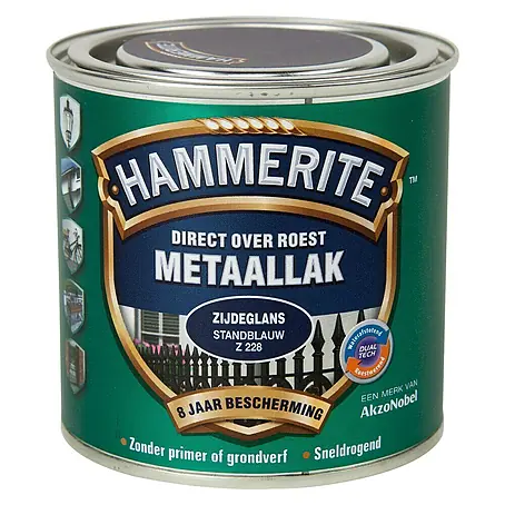 Hammerite  Metaallak Structuur Zijdeglans Standblauw Z238