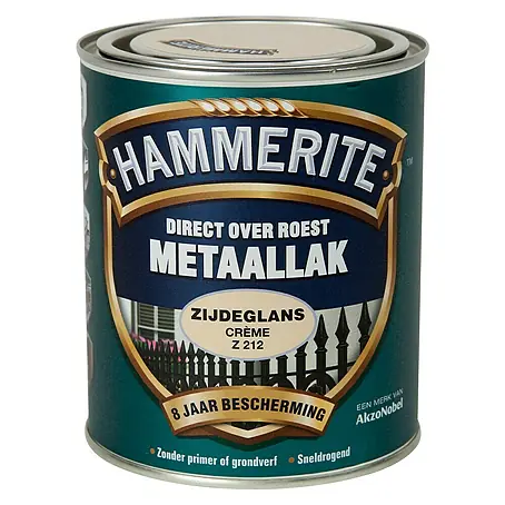 Hammerite  Metaallak Structuur Zijdeglans Creme