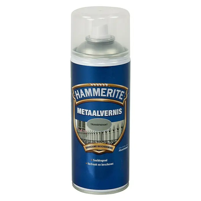 Hammerite Vernis Metaal Transparant - 400 ml - Vooraanzicht