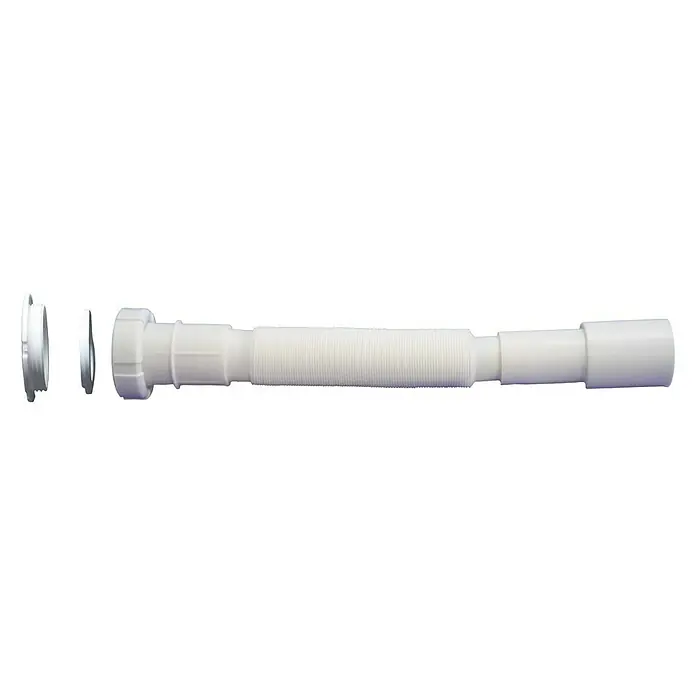 Tecnoagua Sifón extensible dual con tuerca loca 300-900 mm - 1½", 40 mm - Vista de perfil izquierdo